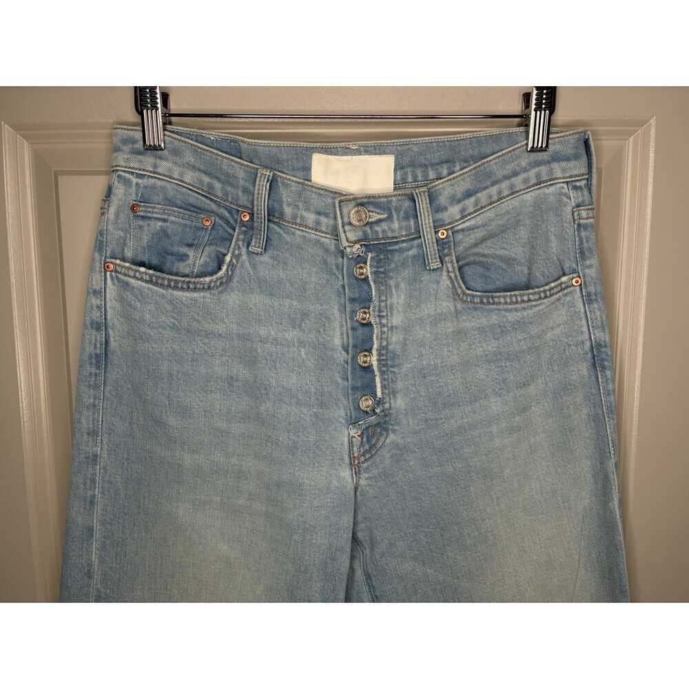MOTHER Superior The Fly Cut Tomcat Roller Jeans in Reap What You Sow Size 30 - Picture 7 of 11